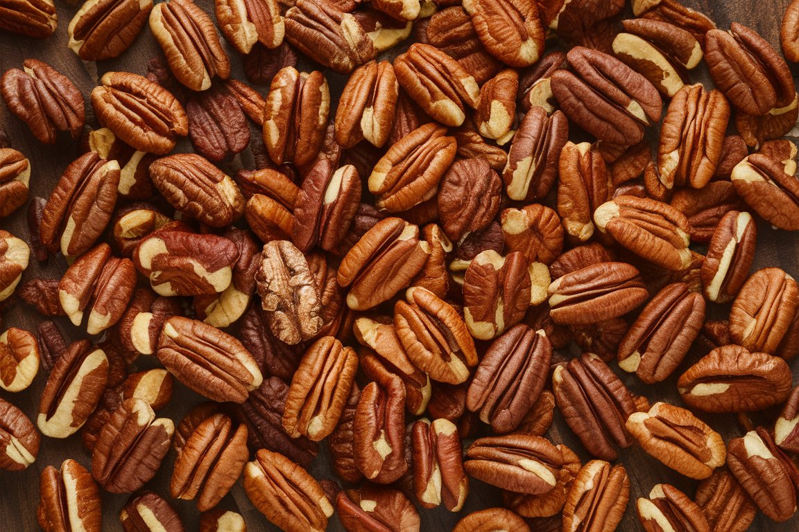 Frische Pekannüsse, ideal zum Backen und für gesunde Snacks