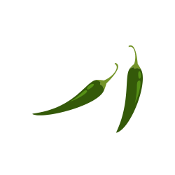 Grüner Chili Icon